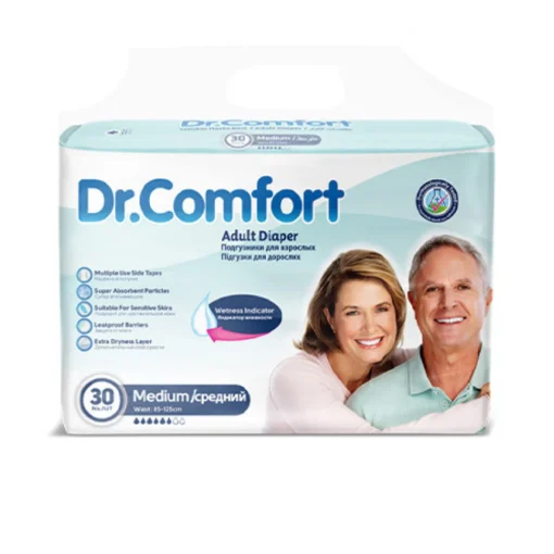 د. كمفورت حفاضات كبار السن لاصق وسط - Dr. Comfort Adult Adhesive Diapers M - Image 2