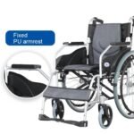 ⁦كرسي المنيوم خفيف الوزن -كفر كبير -مقاس 18إنش -جلسة اسفنجية -قابلية طي الظهر⁩ - الصورة ⁦3⁩