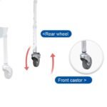 ⁦كرسي حمام بكفرات استيل - دعم مثالي للمرضى وكبار السن⁩ - الصورة ⁦2⁩