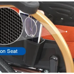 Alternative view of كرسي متحرك من الألومنيوم خفيف الوزن لكبار السن